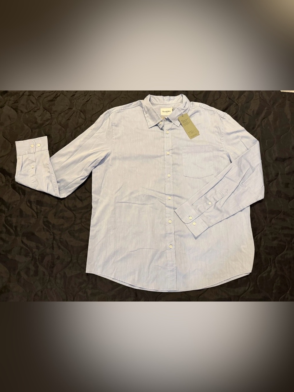 Goodfellow & Co Light Blue standard fit the comfort wear  Button-up long sleeve